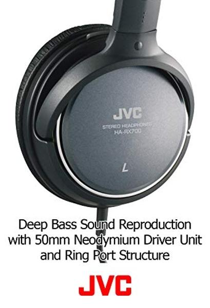 JVC HARX700 Precision Sound Full Size Headphones - Black