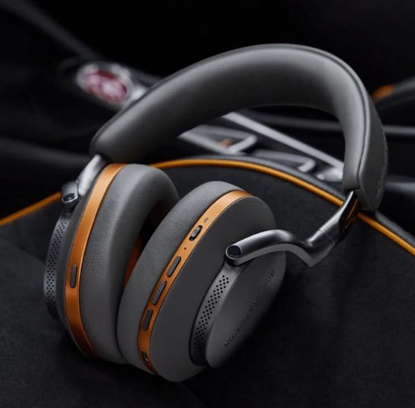 Bowers & Wilkins Px8 McLaren Edition Over-Ear Wireless Headphones, Advanced Active Noise Cancellation, 30-Hour Battery Life, 15-Min Quick Charging