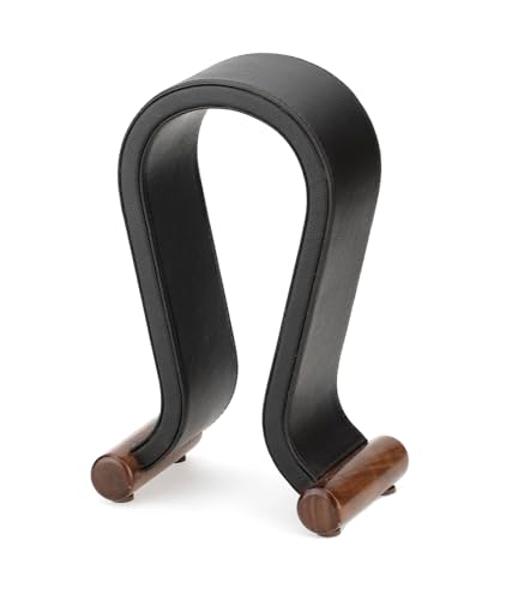 ONEGenug Wooden Headset Stand,Universal Earphone Hanger Holder for Gaming Headsets & DJ Studio Headphones Desktop Headphone Rack for All Headphone Size