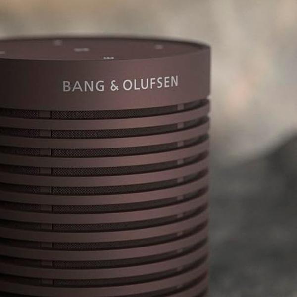 Bang & Olufsen Beosound Explore - Wireless Portable Outdoor Bluetooth speaker, IP 67 Dustproof and Waterproof, Chestnut