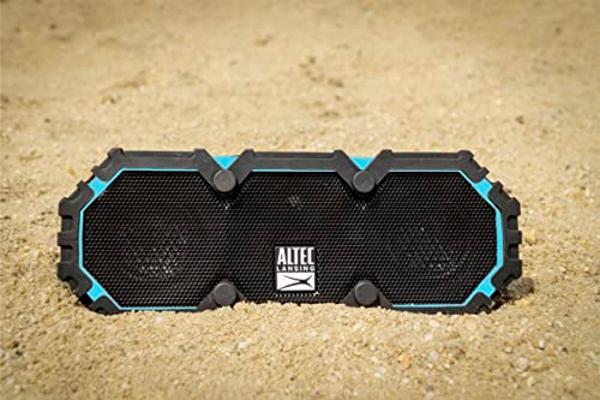Altec Lansing LifeJacket 2 - Waterproof Bluetooth Speaker, Floating Portable Speaker for Travel & Outdoor Use, Deep Bass & Loud Sound, 30 Hour Playtime, 2.80 x 7.50 x 3.11 Inches