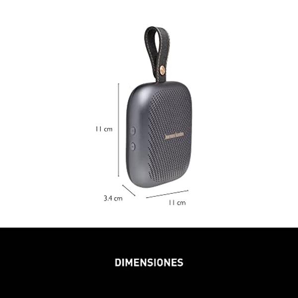 Muzen Portable Bluetooth Speaker, OTR Metal Retro Small Wireless Speaker, FM Radio with Antenna AUX, 10h+ Long Playtime, High Fidelity Stereo Audio with Suitcase, Room Office Decor