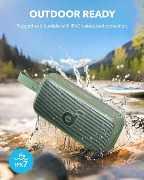 Soundcore Motion 300 Wireless Hi-Res Portable Speaker with BassUp, Bluetooth Speaker with SmartTune Technology, 30W Stereo Sound, 13H Playback, and IPX7 Waterproof, for Backyard, C