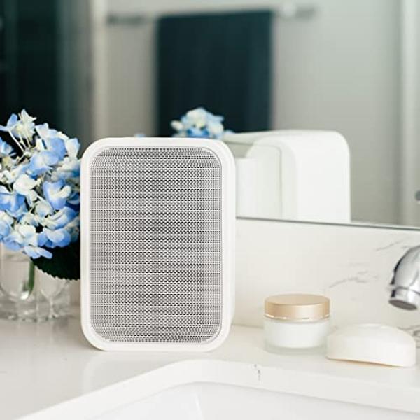 Muzen Portable Bluetooth Speaker, OTR Metal Retro Small Wireless Speaker, FM Radio with Antenna AUX, 10h+ Long Playtime, High Fidelity Stereo Audio with Suitcase, Room Office Decor