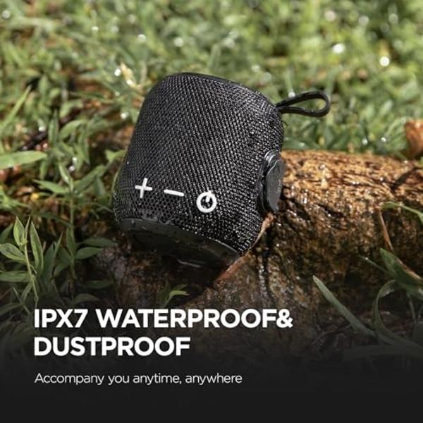 Sanag Portable Speaker, Bluetooth 5.0 Dual Pairing Wireless Mini Speaker, 360 HD Surround Sound & Rich Stereo Bass 24H Playtime IP67 Waterproof for Travel Outdoors Home and Party B