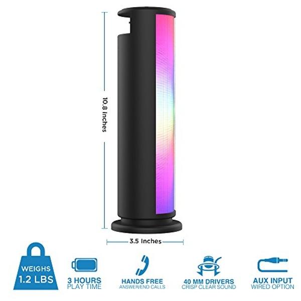 Sanag Portable Speaker, Bluetooth 5.0 Dual Pairing Wireless Mini Speaker, 360 HD Surround Sound & Rich Stereo Bass 24H Playtime IP67 Waterproof for Travel Outdoors Home and Party B