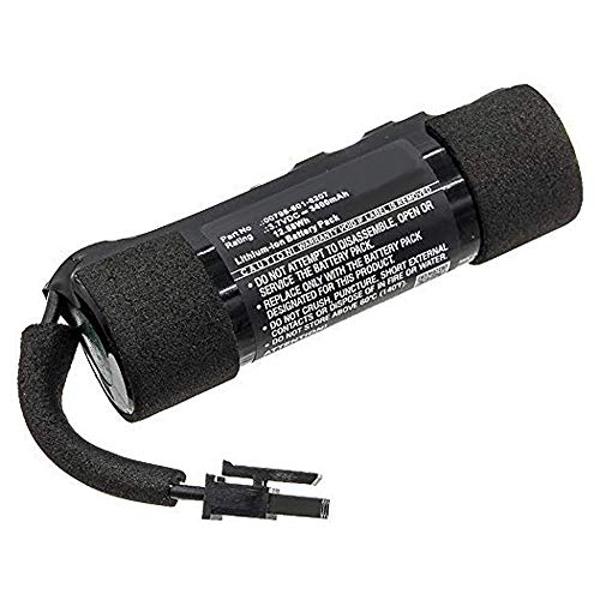 MPF Products 3400mAh Extended 00798-601-8207 Battery Replacement Compatible with Logitech Ultimate Ears UE Boom 2 Wireless Waterproof Bluetooth Speaker