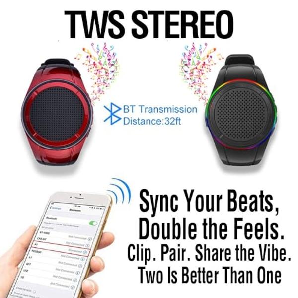 ZEALOT Bluetooth Speaker, Portable Speaker Bluetooth Wireless, 20W Stereo Sound, IPX6 Waterproof with Led Lights, for Shower Party Outdoor HomeTravel Hiking