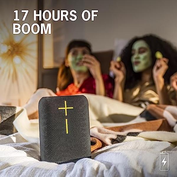 Ultimate Ears EPICBOOM, Portable Waterproof Bluetooth Speaker, Big Bass, 360-Degree Sound, Wireless Speakers, IP67, 17Hr Battery, USB C - White
