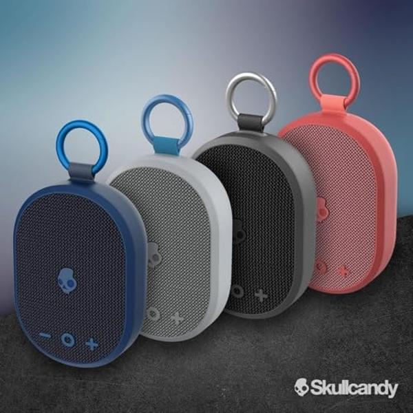 Skullcandy Kilo Wireless Bluetooth Speaker Bundle - (2) IPX7 Waterproof Mini Bluetooth Speakers with 24 Hour Battery, Downward Firing Passive Radiators, and True Wireless Pairing