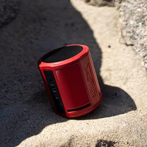 Altec Lansing HydraOrbit - Waterproof Bluetooth Speaker, Lightweight & Portable Speaker for Travel & Outdoor Use, Red