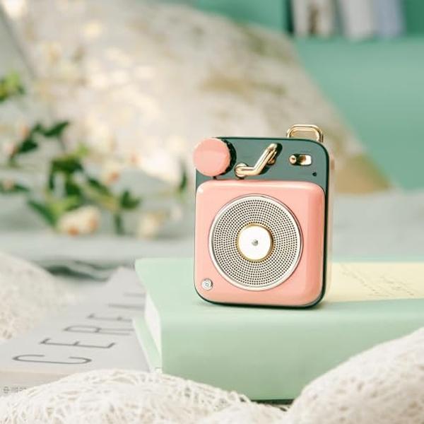 Retro Wooden Bluetooth Speaker, KONEX 40W Vintage Portable Wireless Speaker, Bluetooth 4.2 Heavy Bass Music Player, 20H Long Playtime, Outdoor Speaker for Home, Office, Party, Gift