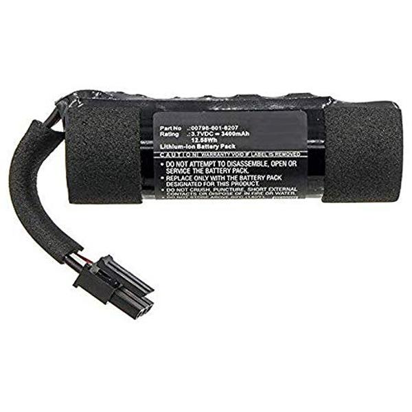MPF Products 3400mAh Extended 00798-601-8207 Battery Replacement Compatible with Logitech Ultimate Ears UE Boom 2 Wireless Waterproof Bluetooth Speaker