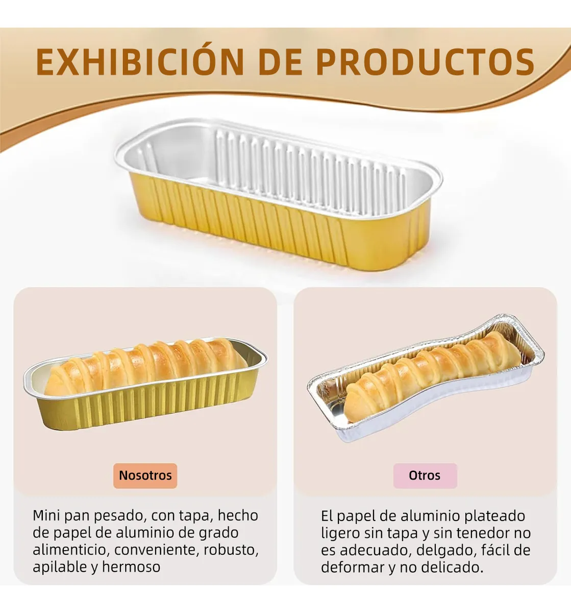 100 Molde Para Tarta Reposteria Aluminio Desechable Con Tapa