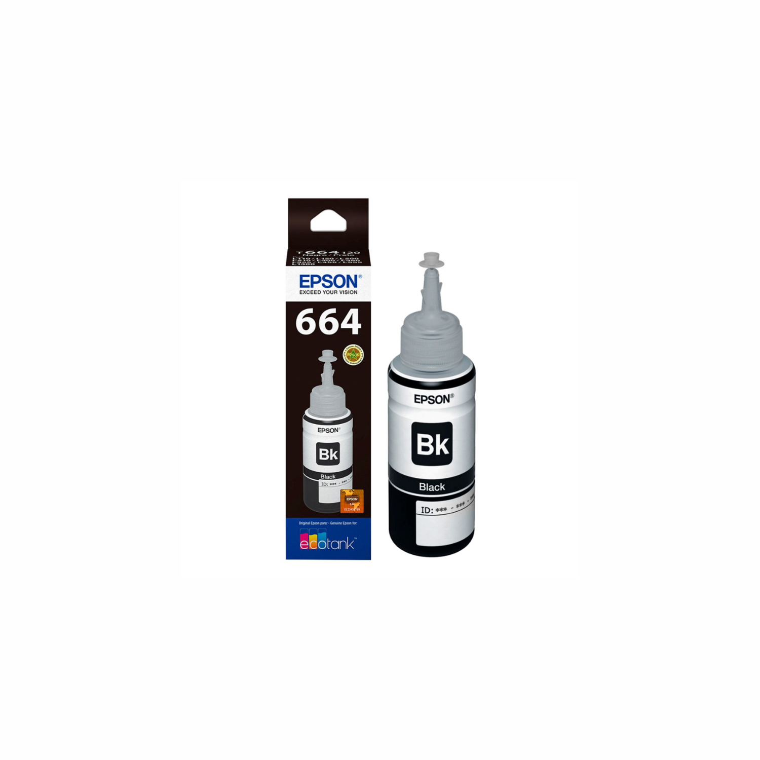 Tinta EPSON 664  L200 L220 L310 color negro