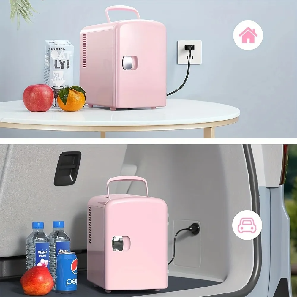 Frigobar Mini Refrigerador Portabilidad 4l Hogar / Vehícul.
