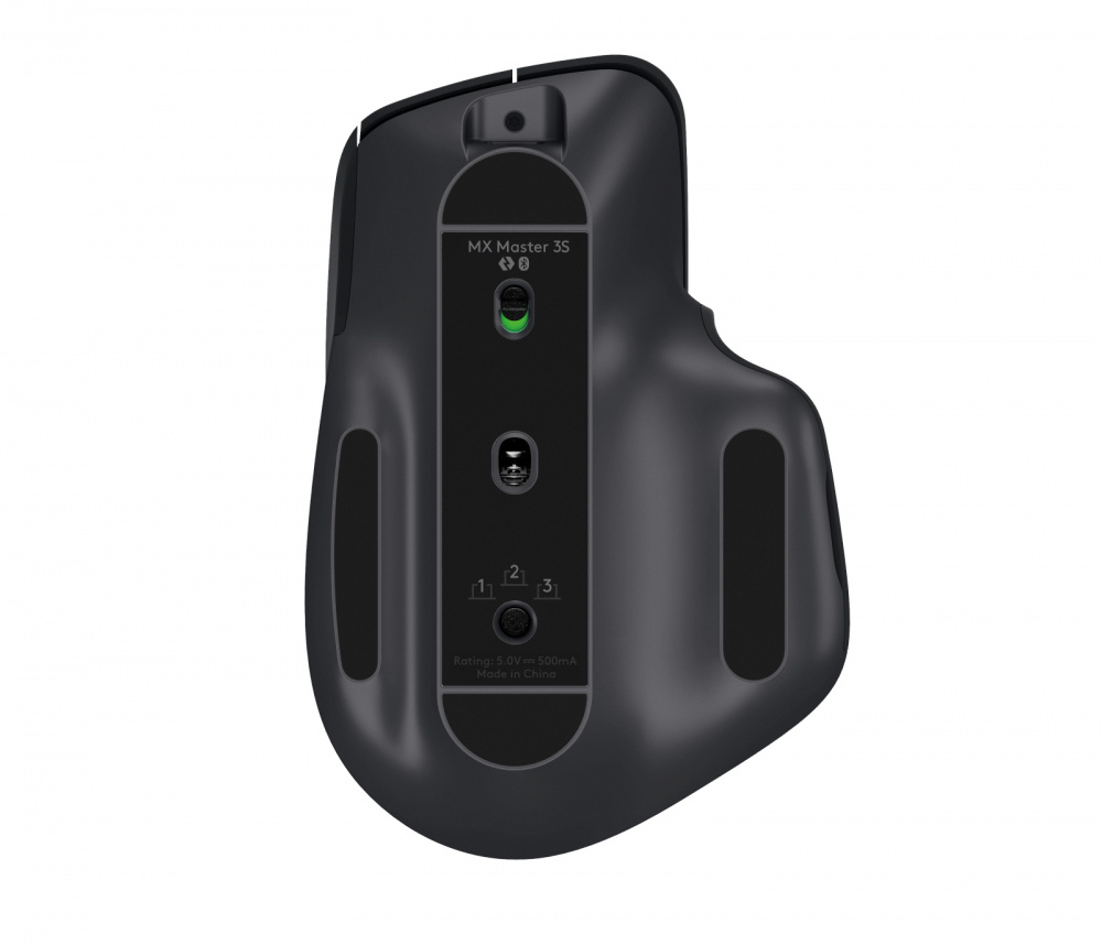 Mouse Ergonómico Logitech Óptico MX Master 3s, Inalámbrico, Bluetooth, 8000DPI, Grafito. 