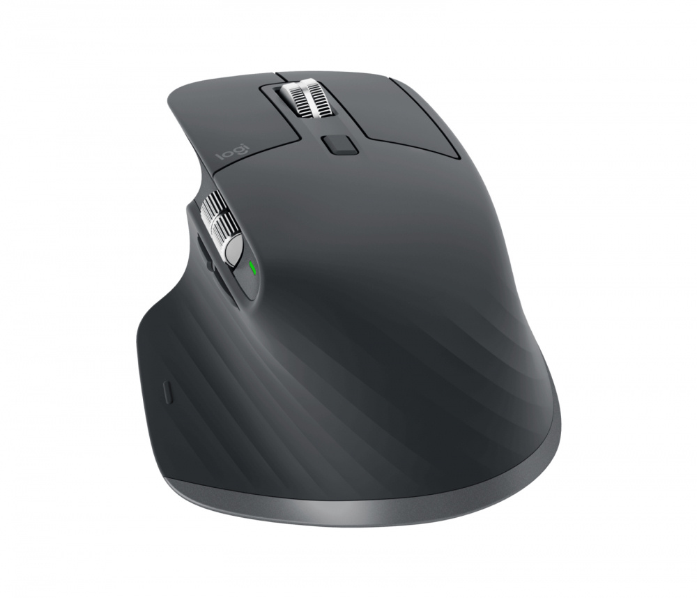 Mouse Ergonómico Logitech Óptico MX Master 3s, Inalámbrico, Bluetooth, 8000DPI, Grafito. 
