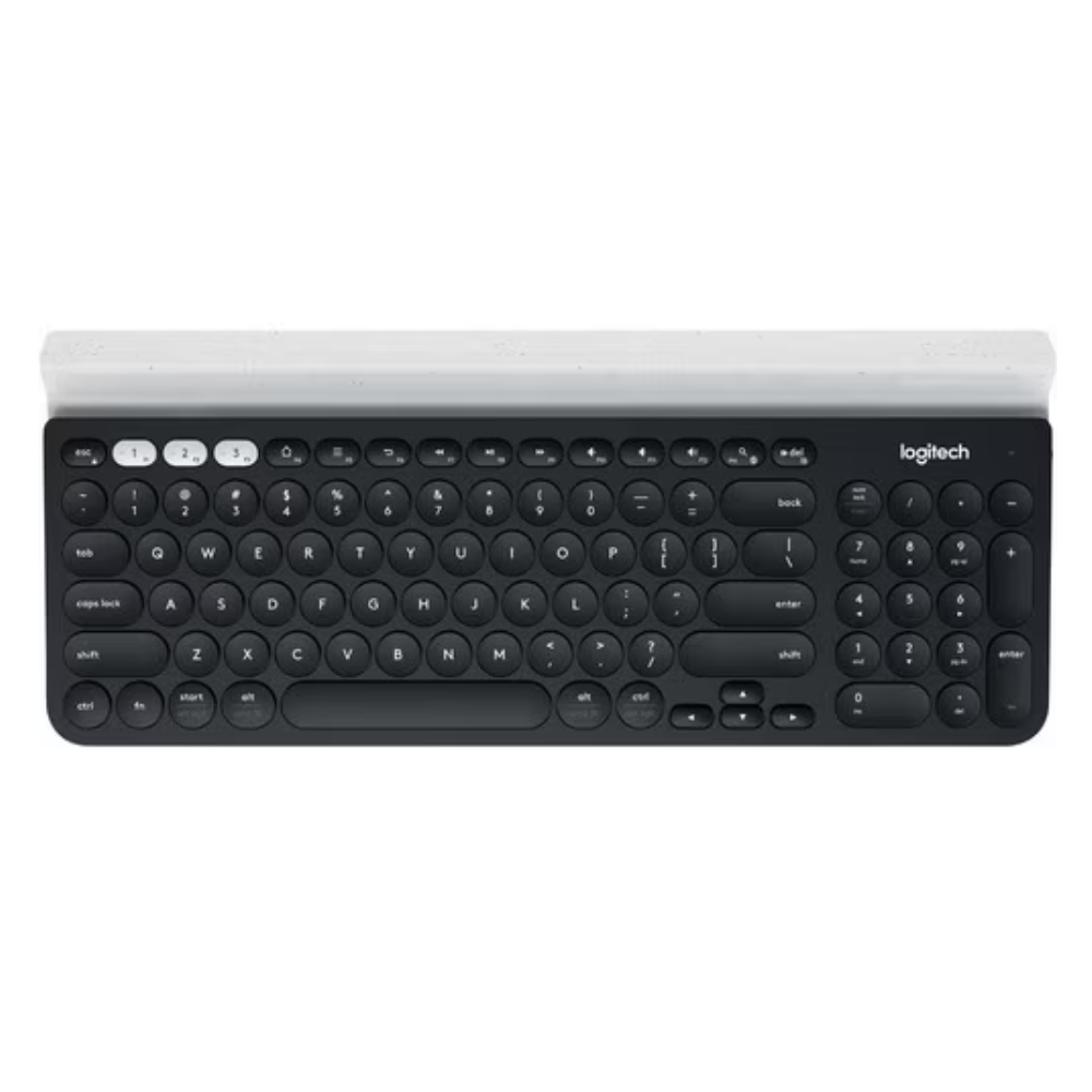 Teclado Logitech K780, Inalámbrico, Bluetooth, Negro (Español). 