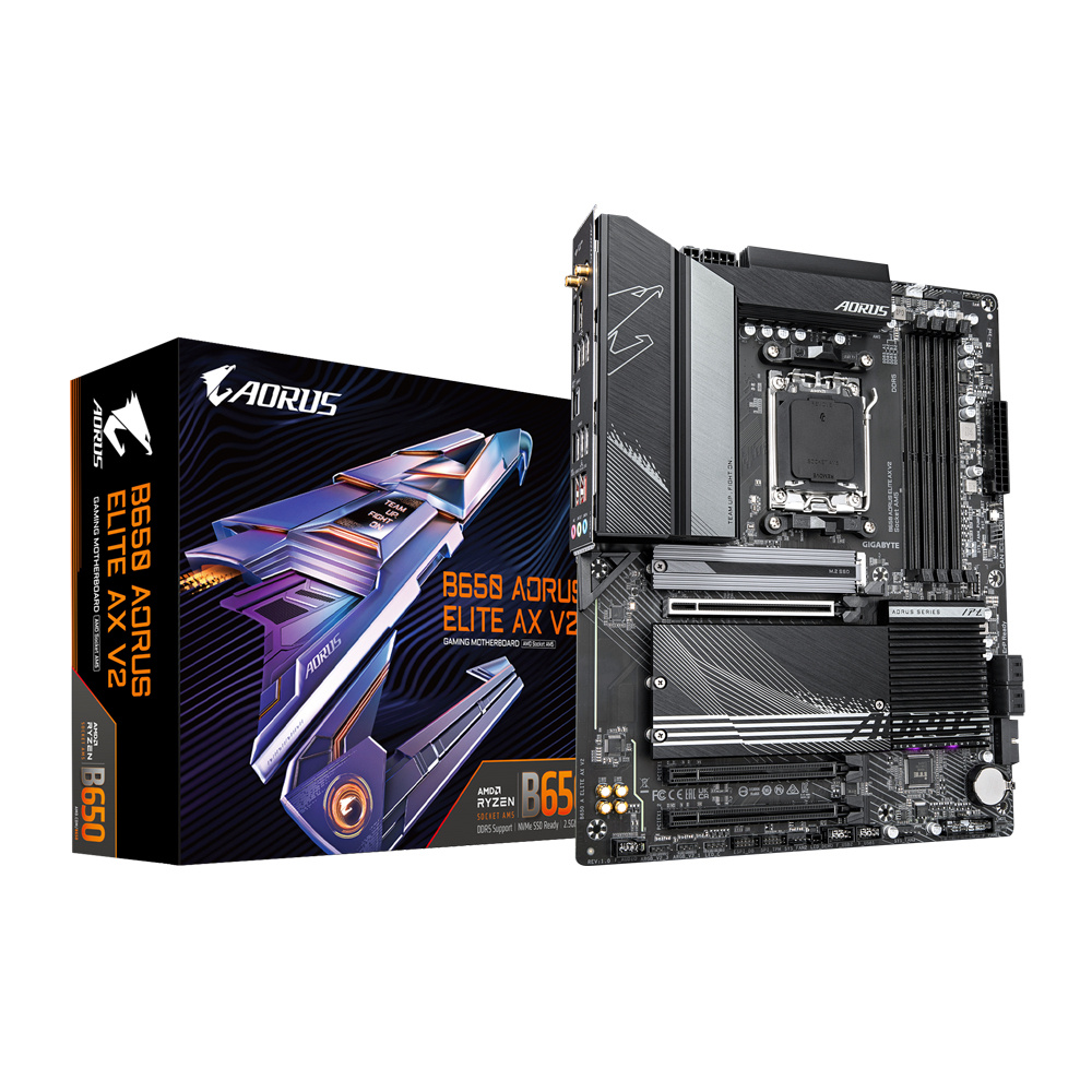 MB GIGABYTE B650 AORUS ELITE AX V2 AMD AM5 DDR5 256GB HDMI B650 A ELITE AX V2