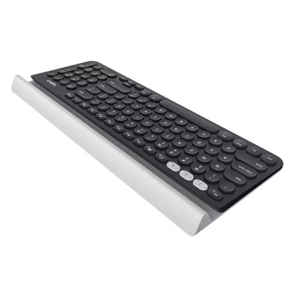 Teclado Logitech K780, Inalámbrico, Bluetooth, Negro (Español). 