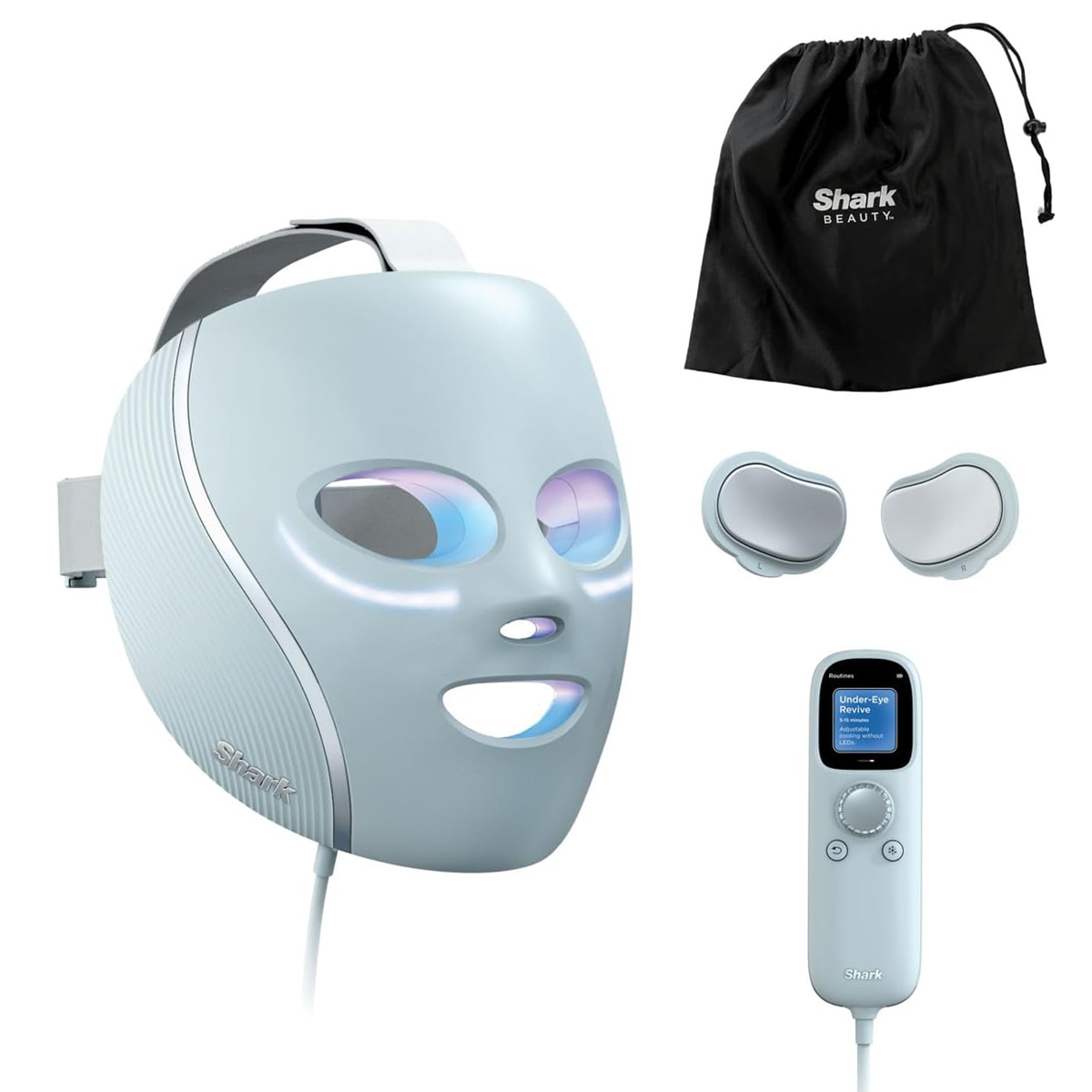 Máscara de Luz Led Shark CryoGlow Enfriamiento Facial