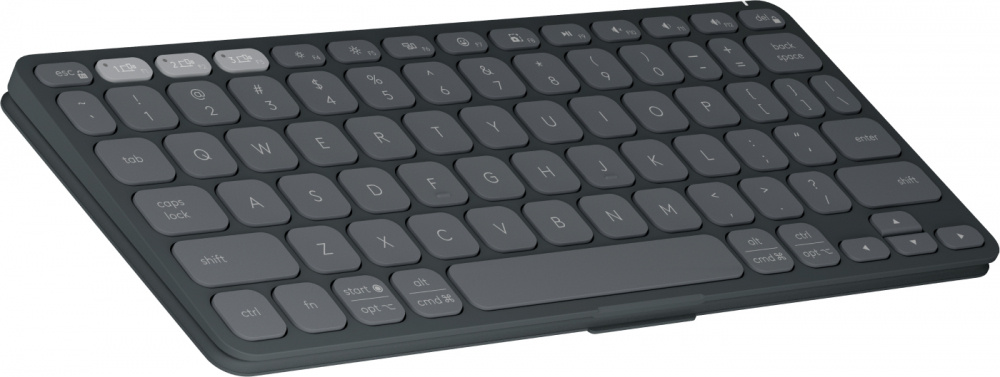Teclado Logitech Keys To Go 2 75%, Inalámbrico, Bluetooth, Gris, Inglés