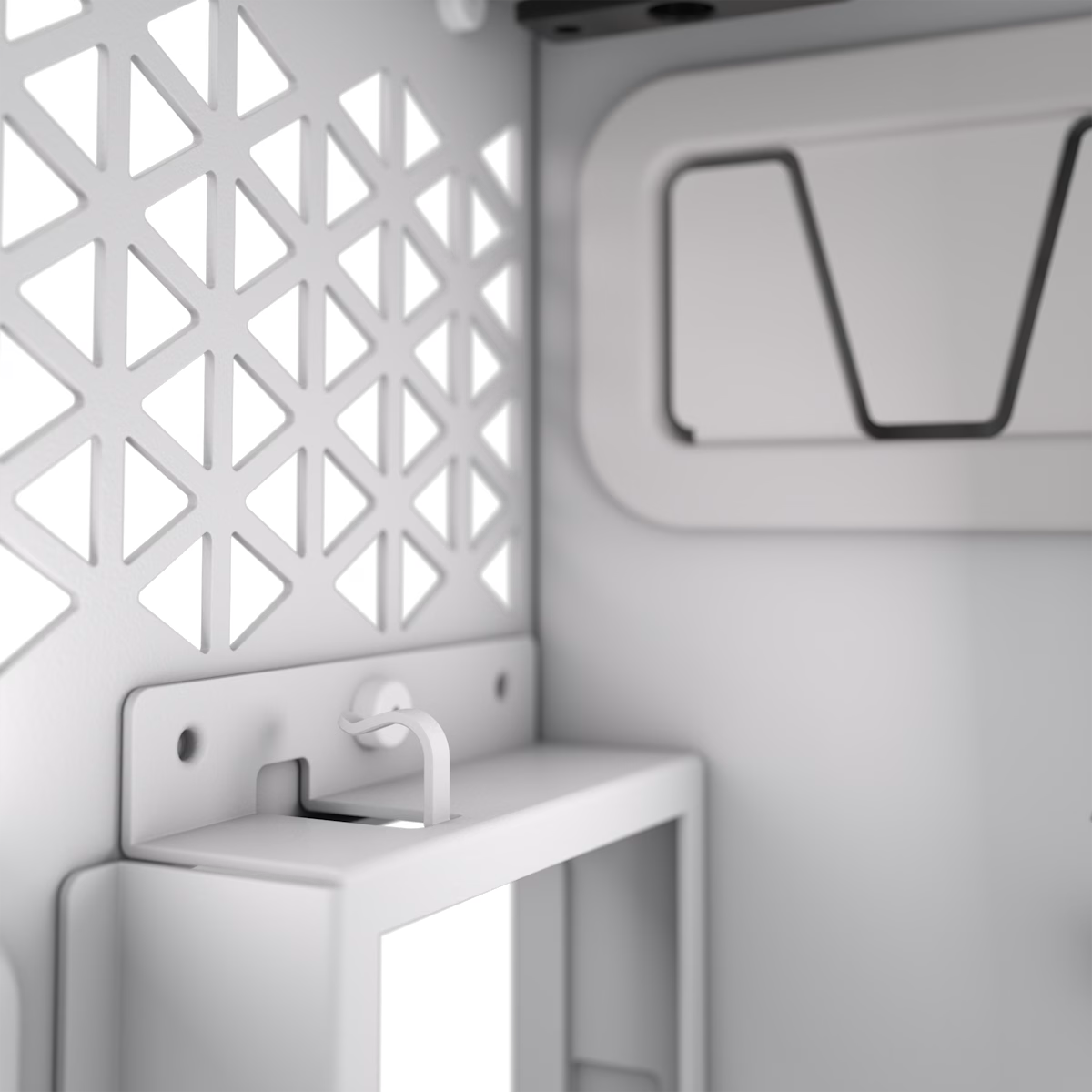 GABINETE CORSAIR AIRFLOW 6500D BLANCO S/FUENTE CRISTAL M-ITX CC-9011260-WW