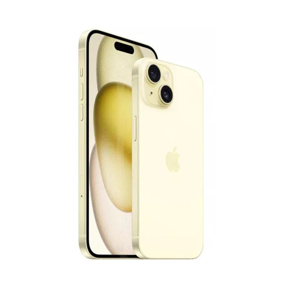 iPhone 15 128GB Amarillo CHIP Reacondicionado + Mini Power Bank