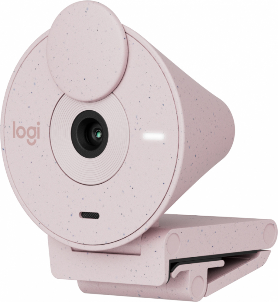 Logitech Webcam Brio 300, 2MP, 1920 x 1080 Pixeles, USB-C, Rosa