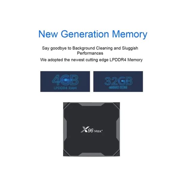 Android TV Box 4K 4Gb Ram 32Gb Memoria Android 9