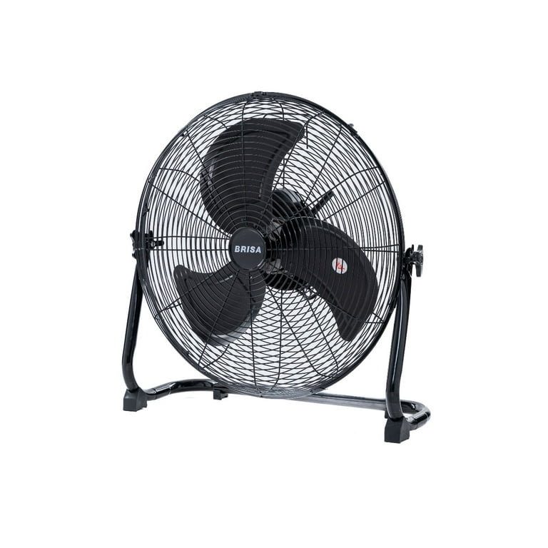 Ventilador de Piso y Pared Brisa MM-20 Semi-industrial 3 Velocidades Negro