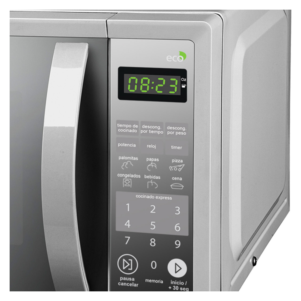 Horno Microondas Mabe 0.7 pies HMM70SEJ Plata 700W Compacto