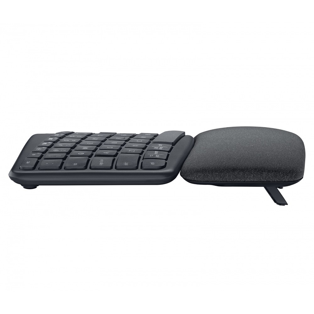 Teclado Logitech Ergo K860, Inalámbrico, RF Wireless/Bluetooth, Negro (Español). 