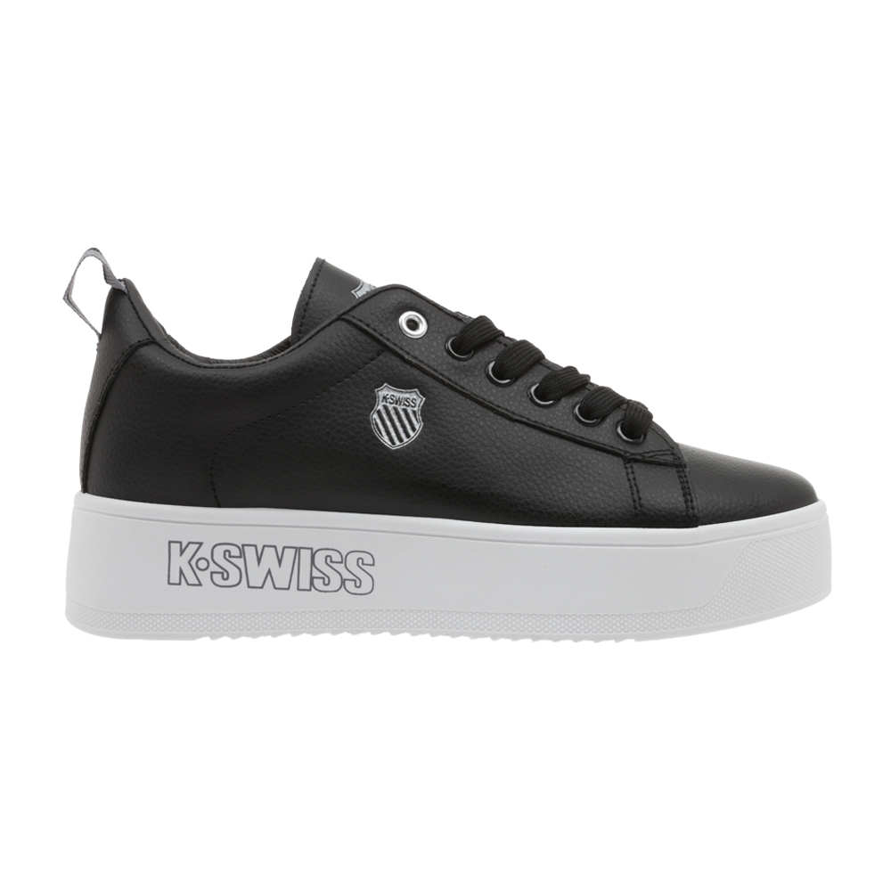Tenis K-Swiss TRINITY PLATFORM Para Mujer Color Negro