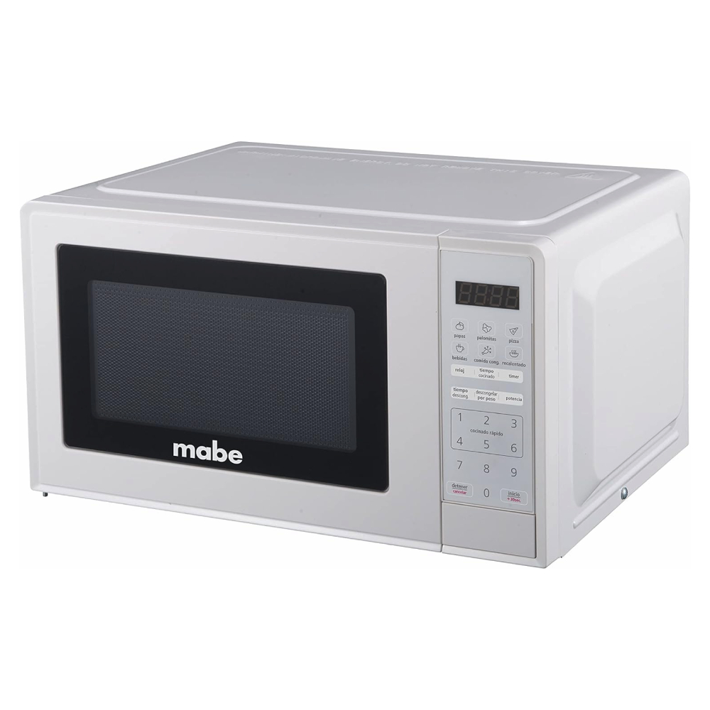 Horno de Microondas Mabe 0.7 pies HMM07BB Negro 700W Blanco