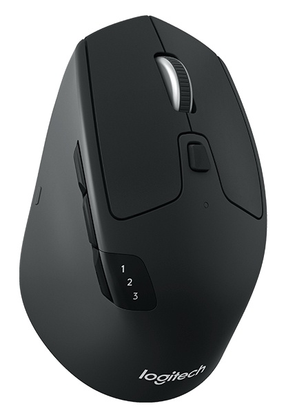 Mouse Ergonómico Logitech Óptico M720 Triathlon, Bluetooth 
