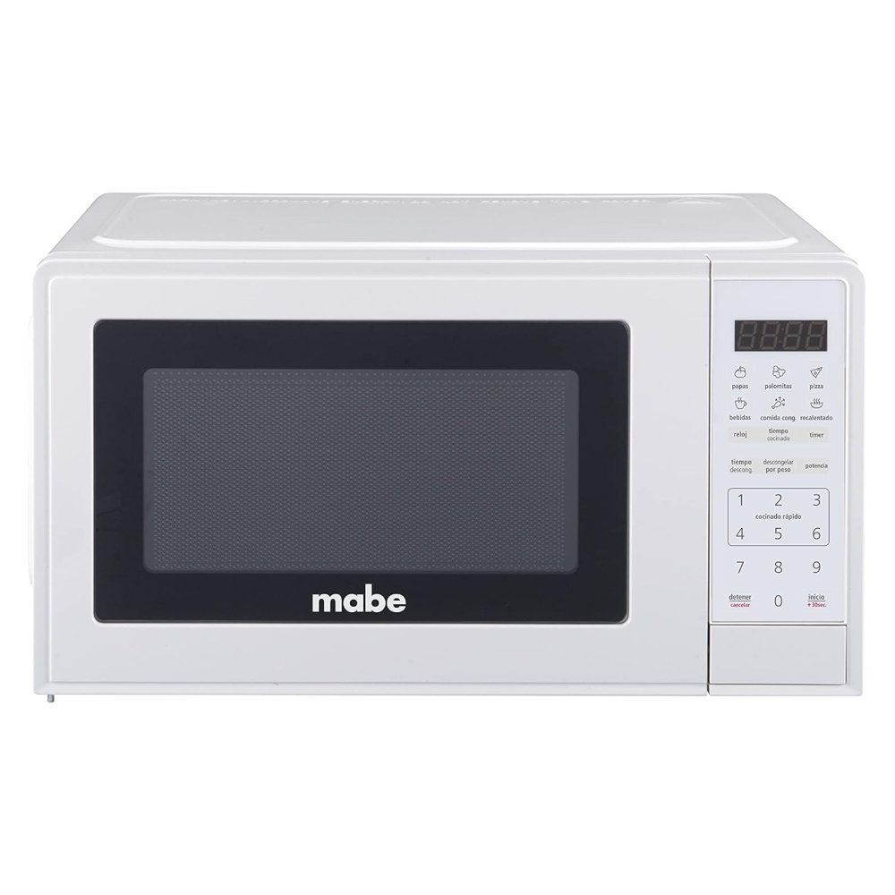 Horno de Microondas Mabe 0.7 pies HMM07BB Negro 700W Blanco