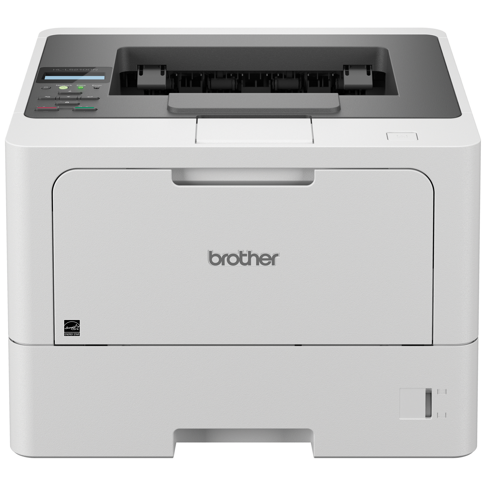 Impresora Láser Monocromática Brother Hll5210dn Color Blanco Color Blanco/gris