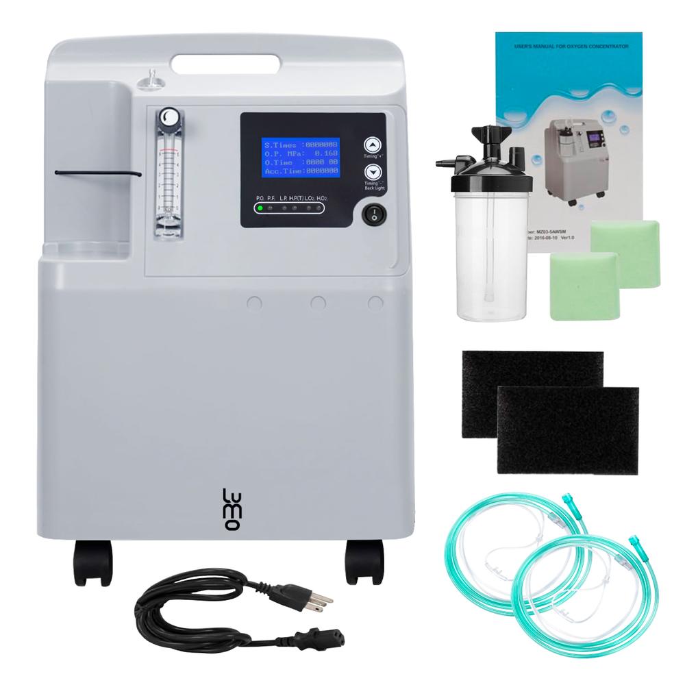 Concentrador De Oxigeno Portatil Grado Hospitalario 5 Litros By LONGFIAN