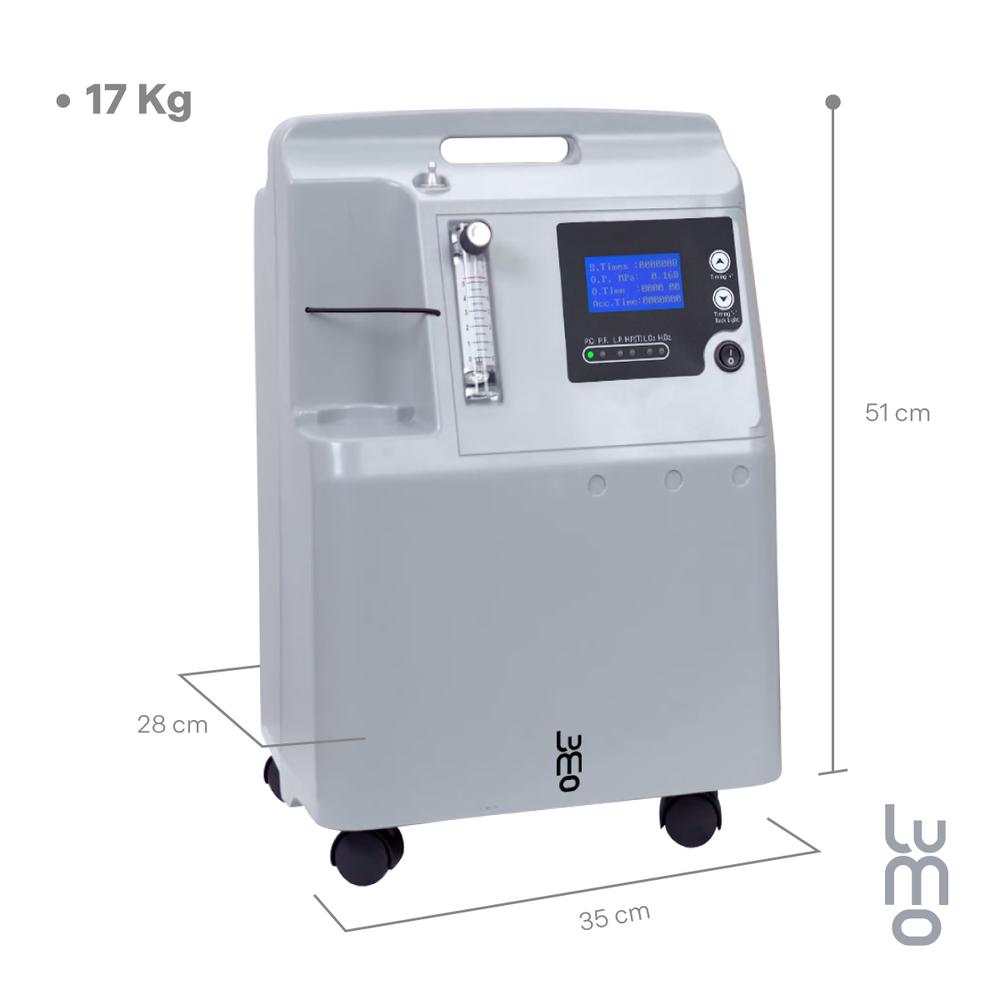 Concentrador De Oxigeno Portatil Grado Hospitalario 5 Litros By LONGFIAN