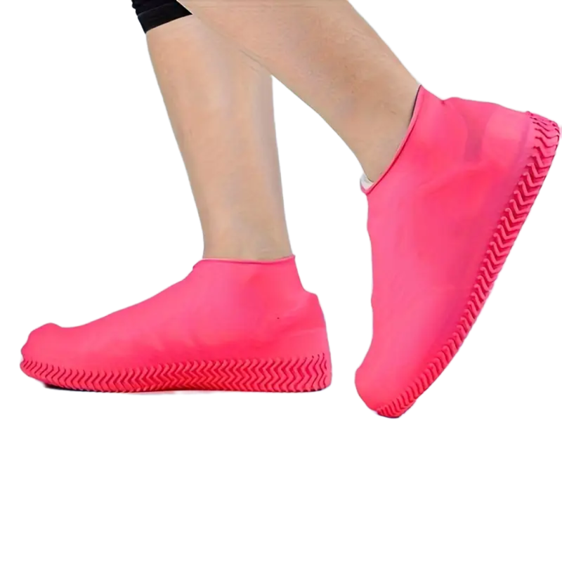 Cubrecalzado Para Lluvia Impermeable de Silicona, Tenis Zapatos y Botas, Protector Antideslizante