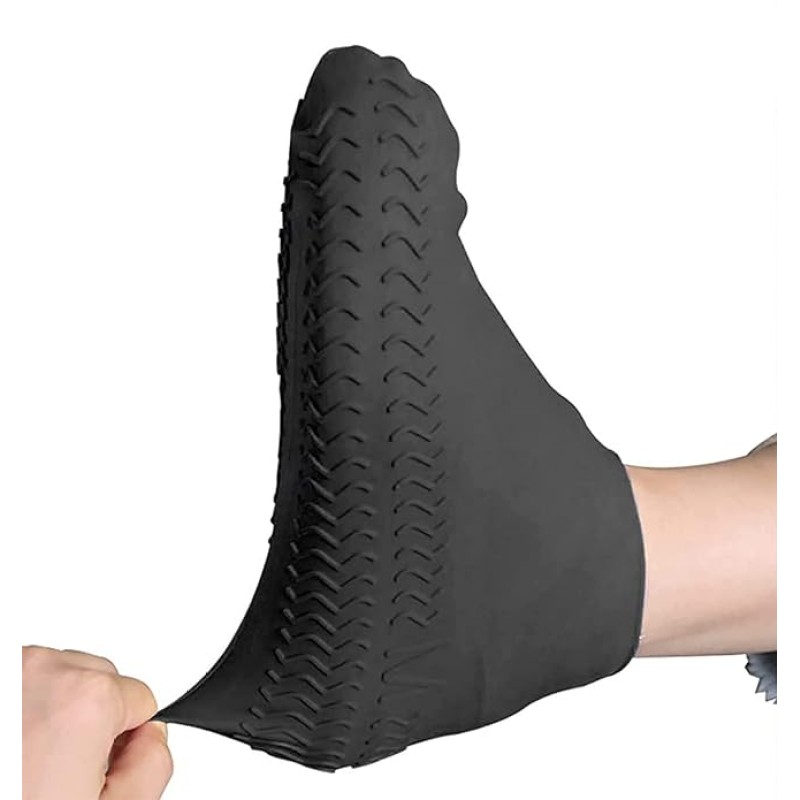 Cubrecalzado Para Lluvia Impermeable de Silicona, Tenis Zapatos y Botas, Protector Antideslizante