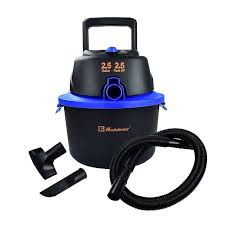 ASPIRADORA KOBLENZ WD25 MA DE BOTE SECO/MOJADO CAP 2.5 GAL NEGRO CON AZUL