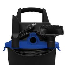 ASPIRADORA KOBLENZ WD25 MA DE BOTE SECO/MOJADO CAP 2.5 GAL NEGRO CON AZUL