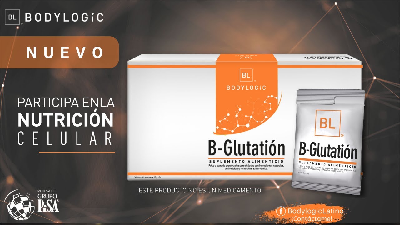 Bl B-glutation En Polvo 30 Sobres Proteína Suero De Leche bodylogic