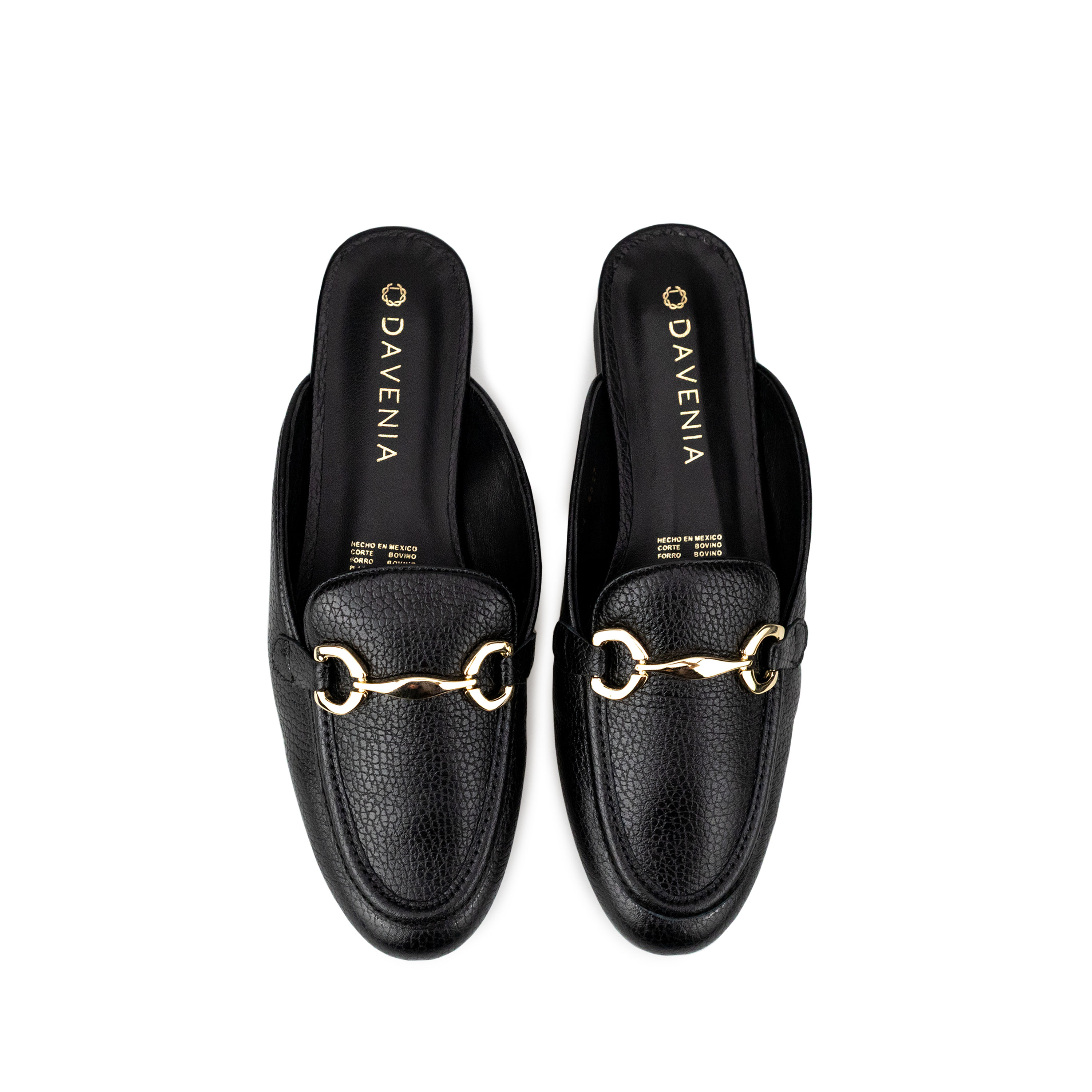 Zapato Tipo Sueco De Piel Elegante Para Mujer Davenia Mod. Estefania