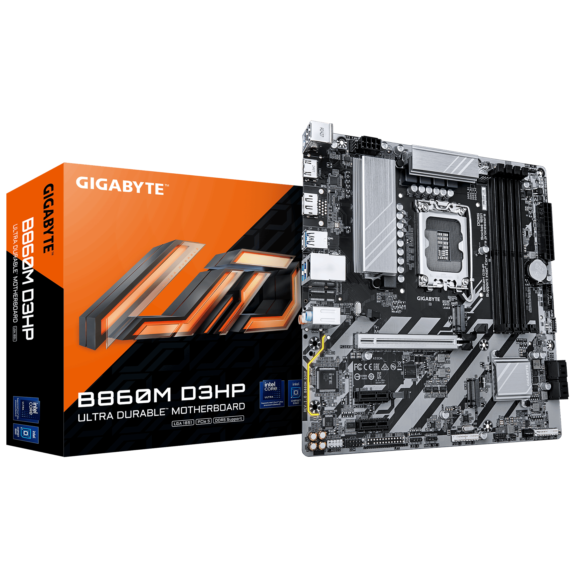  MB GIGABYTE B860M D3HP INTEL 1851 DDR5 256GB M-ATX B860M D3HP