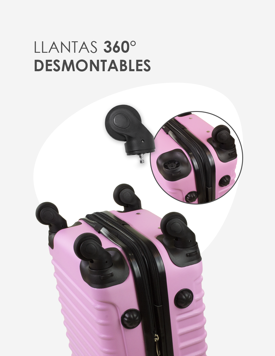 Maleta De Mano 10 kgs.  20 pulg Equipaje De Viaje Ruedas 360 Avión Etco Travel