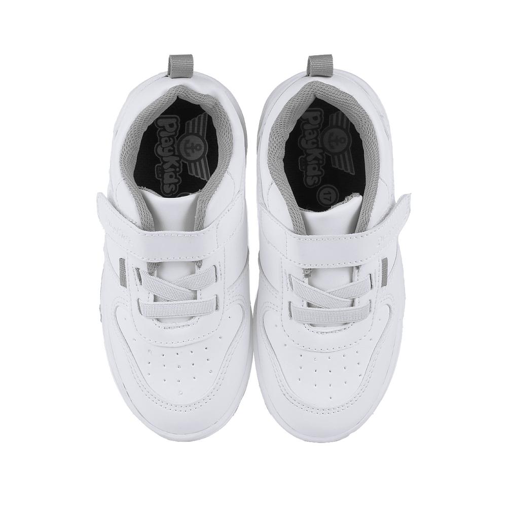 Tenis Niño Escolar Blanco Play Kids 22104200